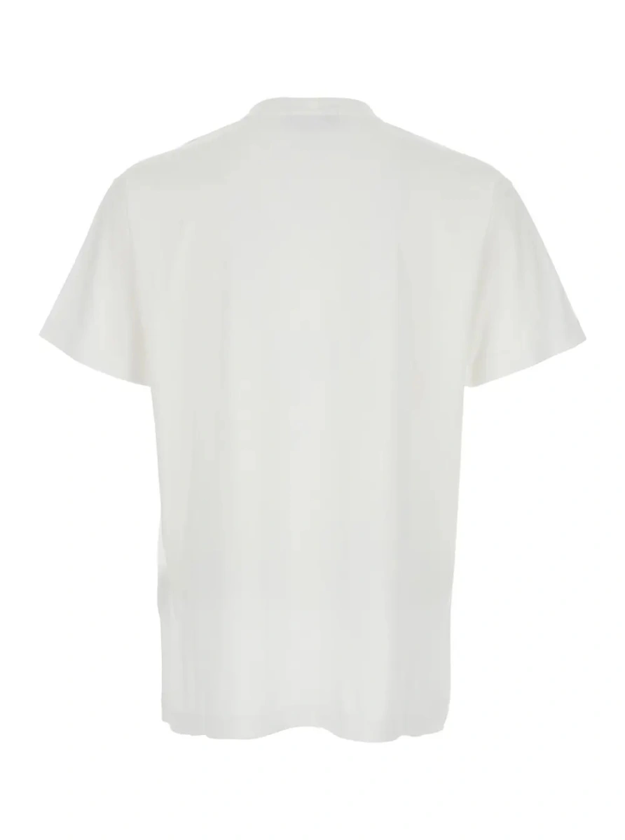 Tricou Stone Island alb din bumbac - Img 2