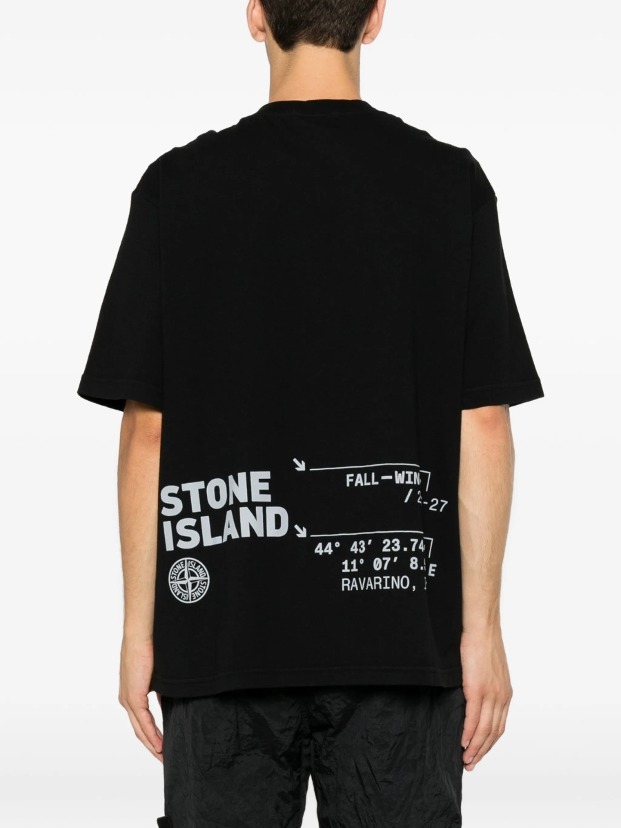 Tricou Stone Island negru - Img 4