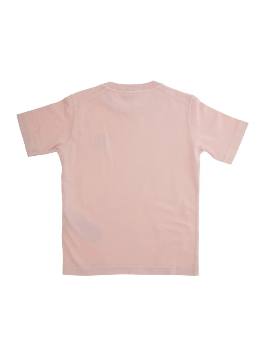 Tricou Stone Island roz din bumbac - Img 2