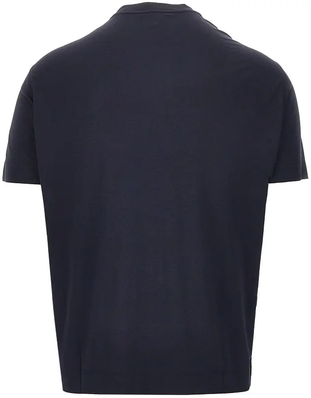 Tricou Stretch jersey T-shirt with Eagle embroidery - Img 3