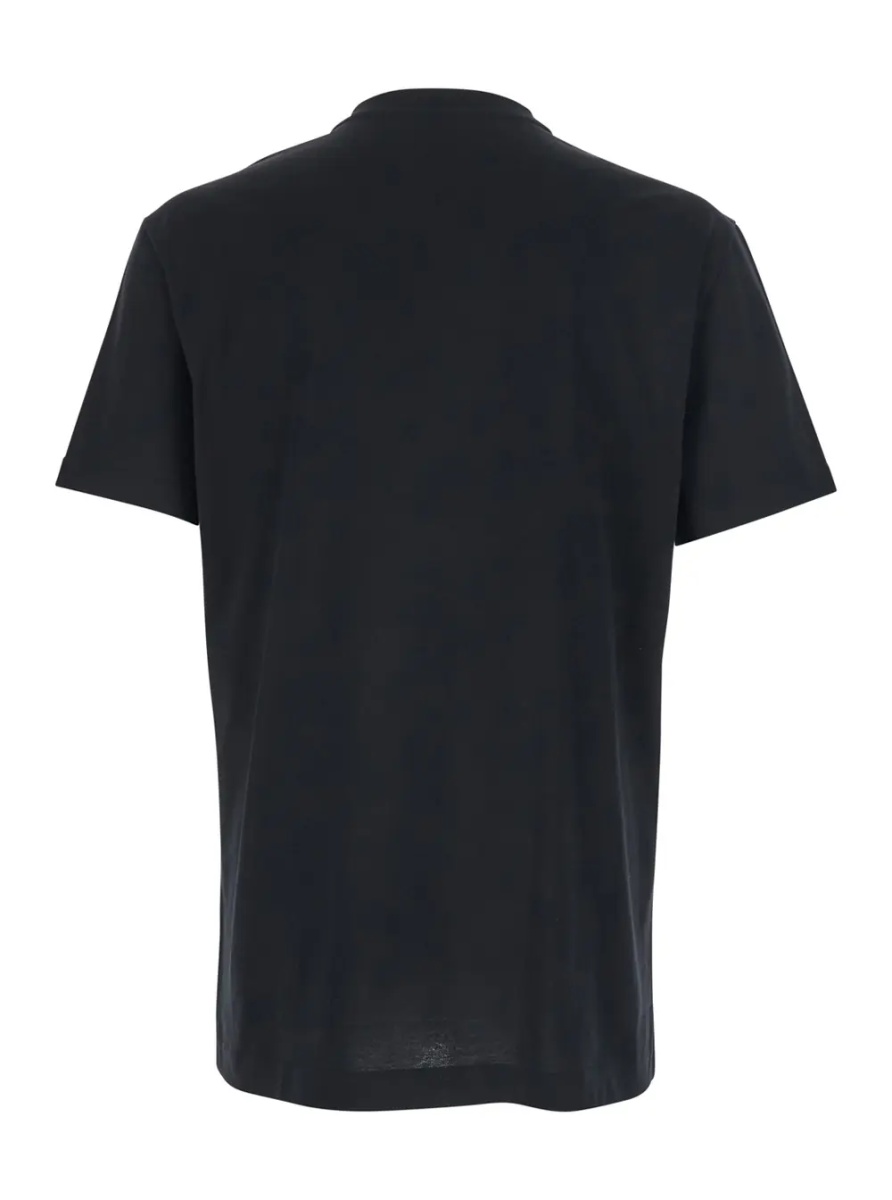Tricou T-shirt 'G8RN8ZG7P0CN0000' Black with Logo on the Front in Cotton for Men - Img 2