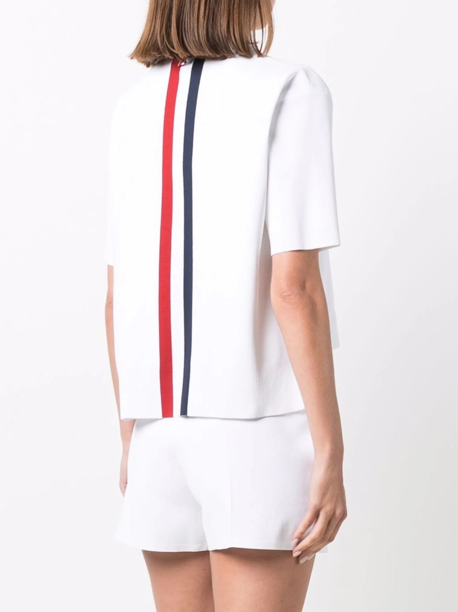 Tricou Thom Browne alb - Img 4