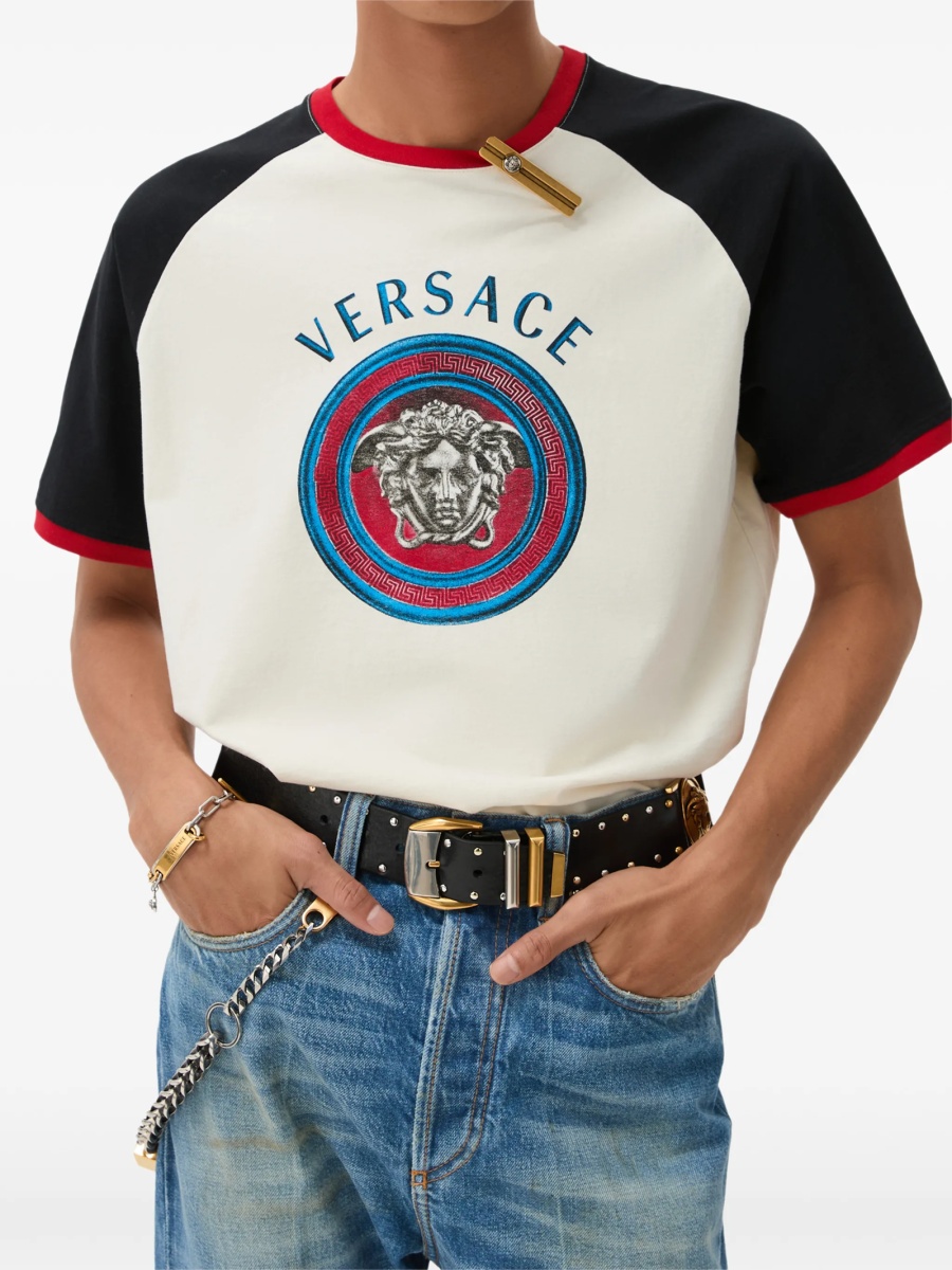 Tricou Versace Greca neutru - Img 2