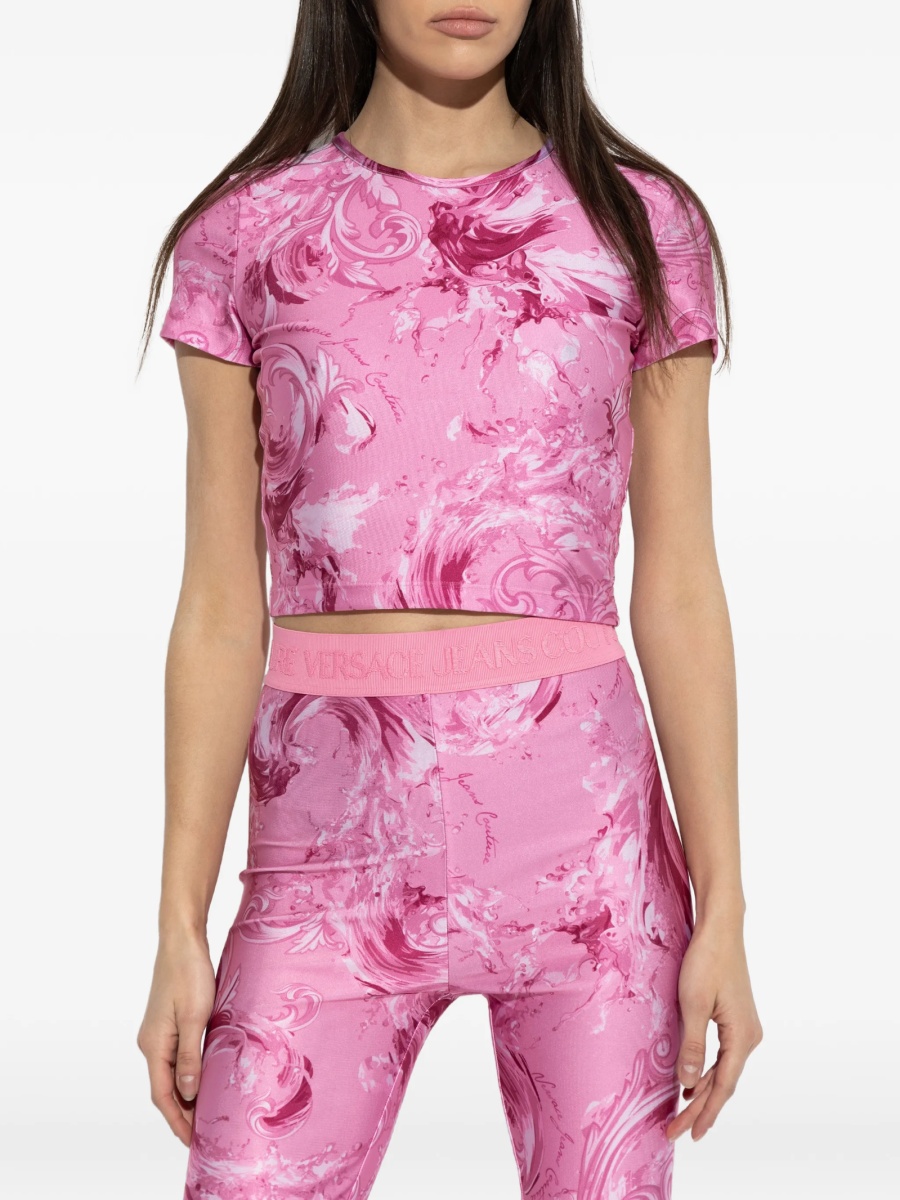 Tricou Versace Jeans Couture roz - Img 3