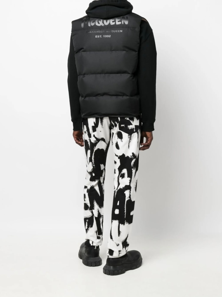 Vesta Alexander McQueen neagra din polyester - Img 2