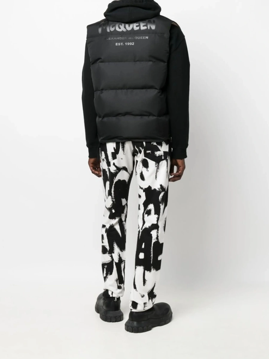Vesta Alexander McQueen neagra din polyester - Img 2