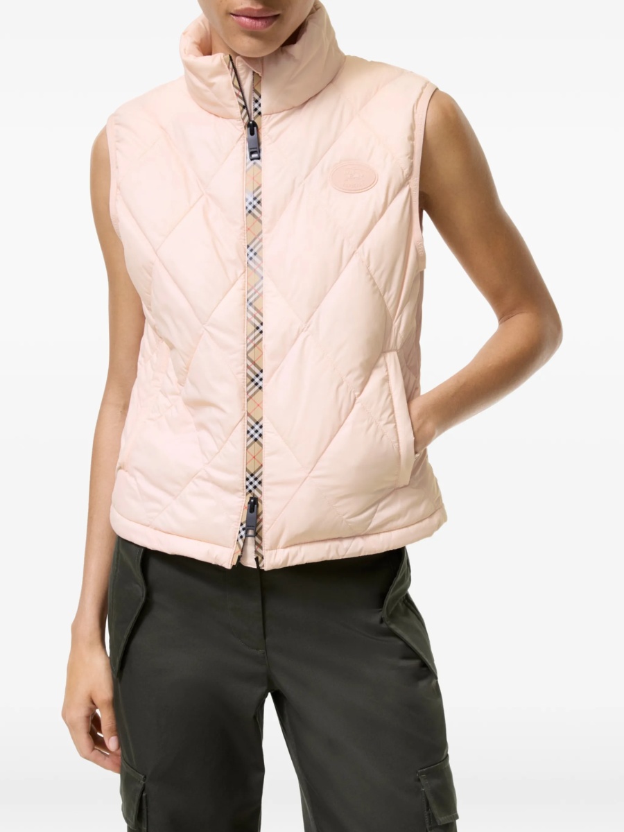 Vesta Burberry roz din poliamida - Img 3