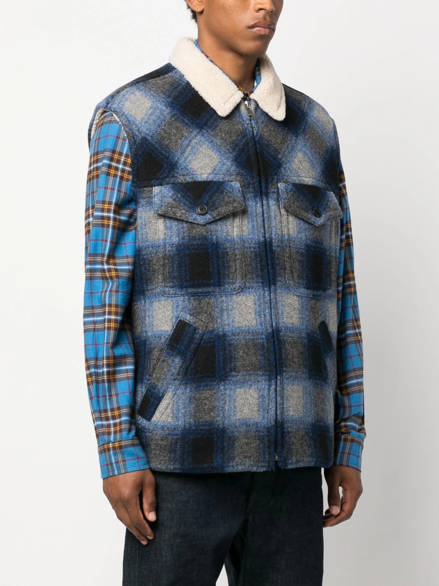 Vesta Isabel Marant albastra din polyester si acrilic - Img 3