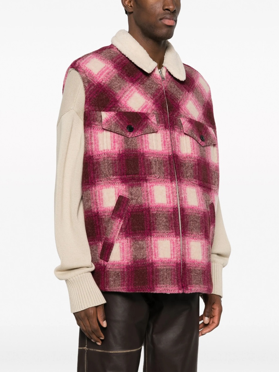 Vesta Isabel Marant violet din polyester si lana - Img 4