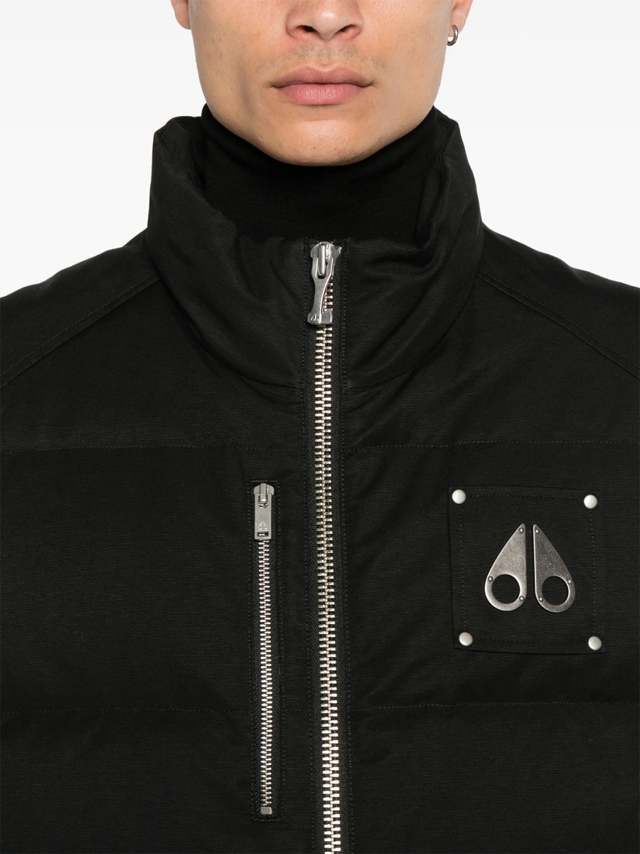 Vesta Moose Knuckles neagra din bumbac si nylon - Img 5