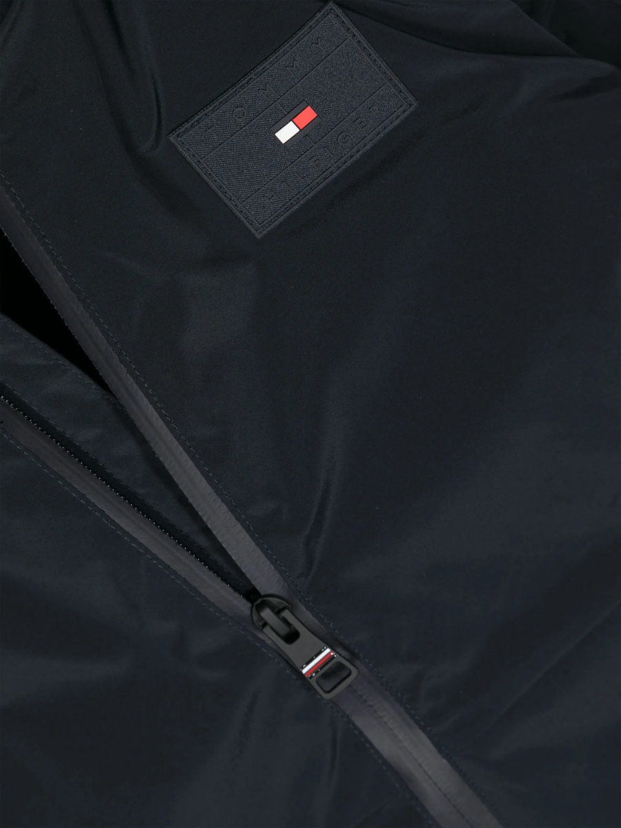 Vesta Tommy Hilfiger albastra din polyester si poliamida - Img 3