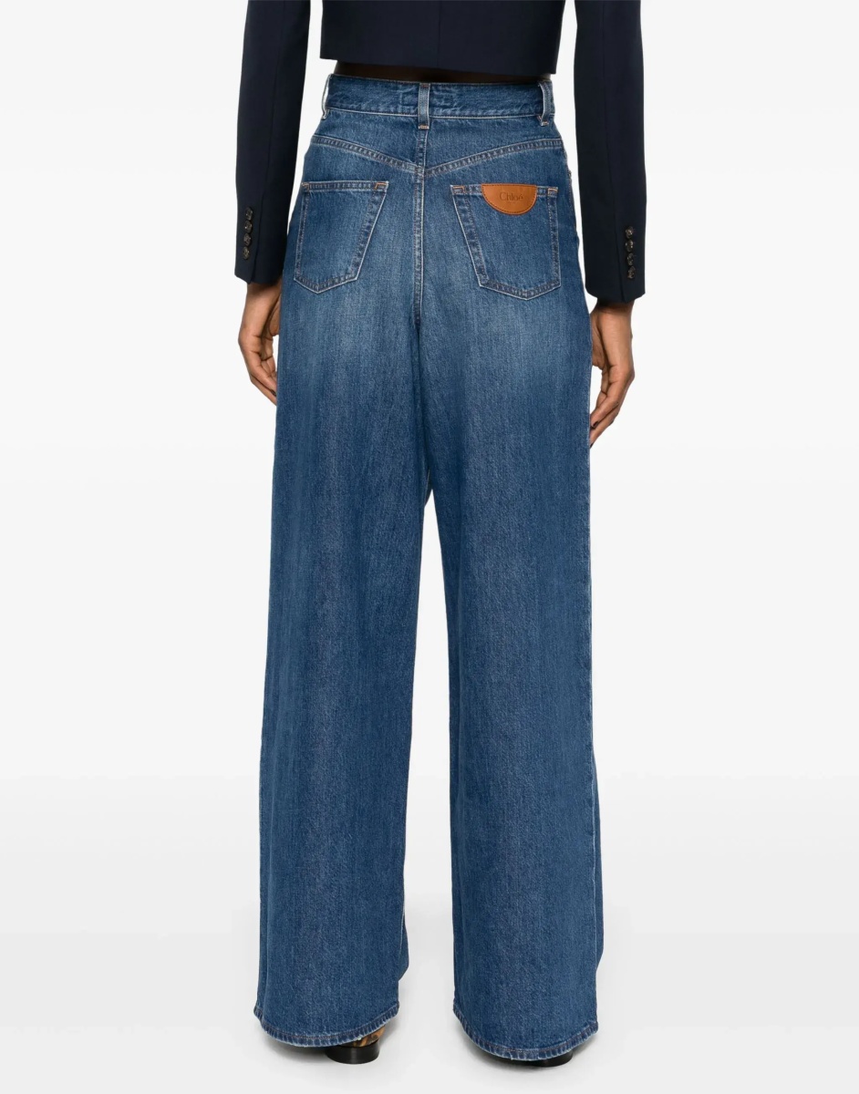 Wide-Leg Denim Jeans - Img 4