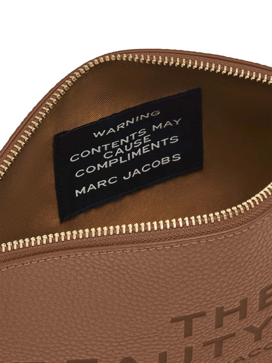 Accesorii de voiaj Marc Jacobs maro din piele si poliuretan - Img 3
