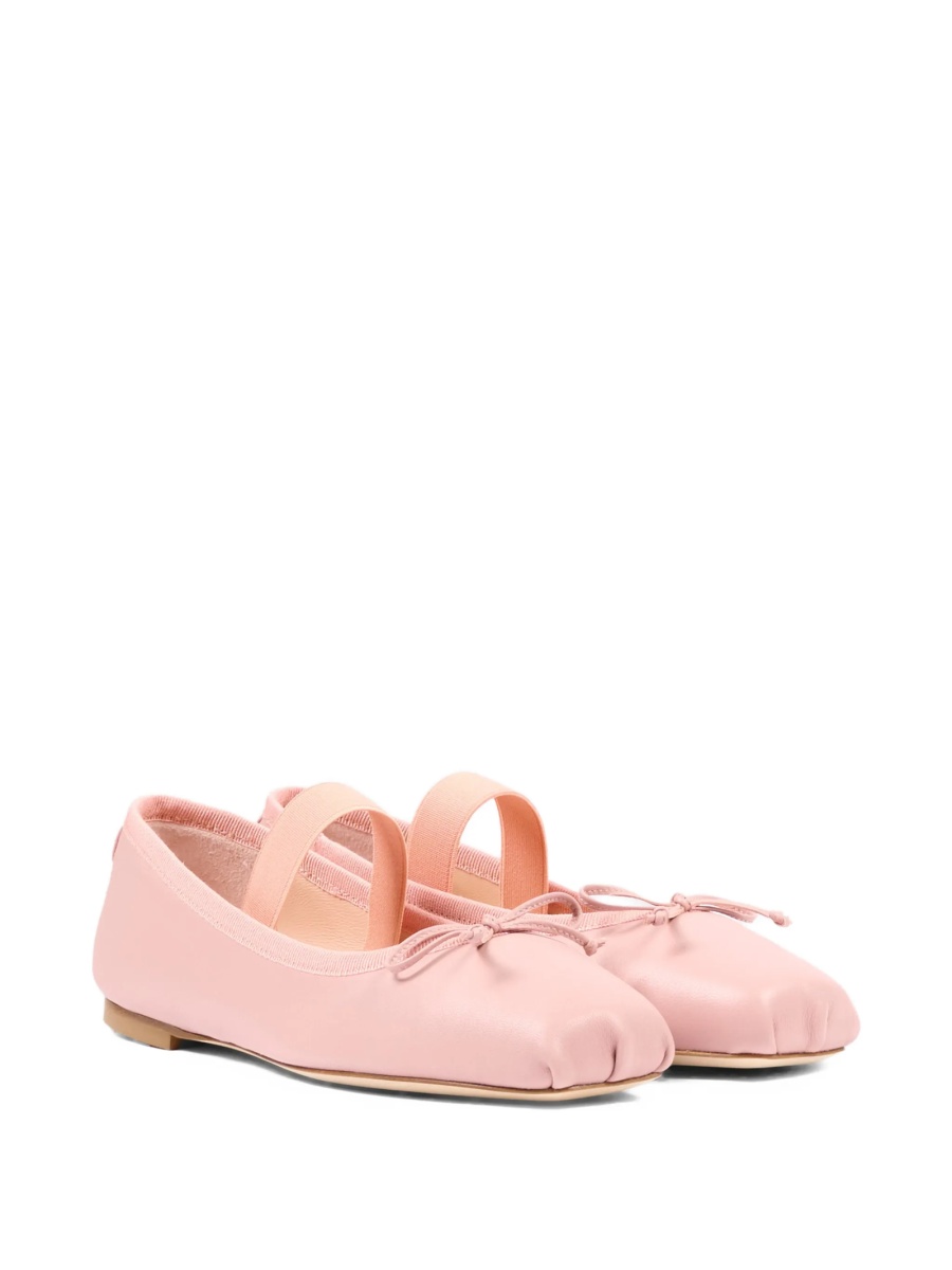 Balerini Dolce &amp; Gabbana roz din piele - Img 2