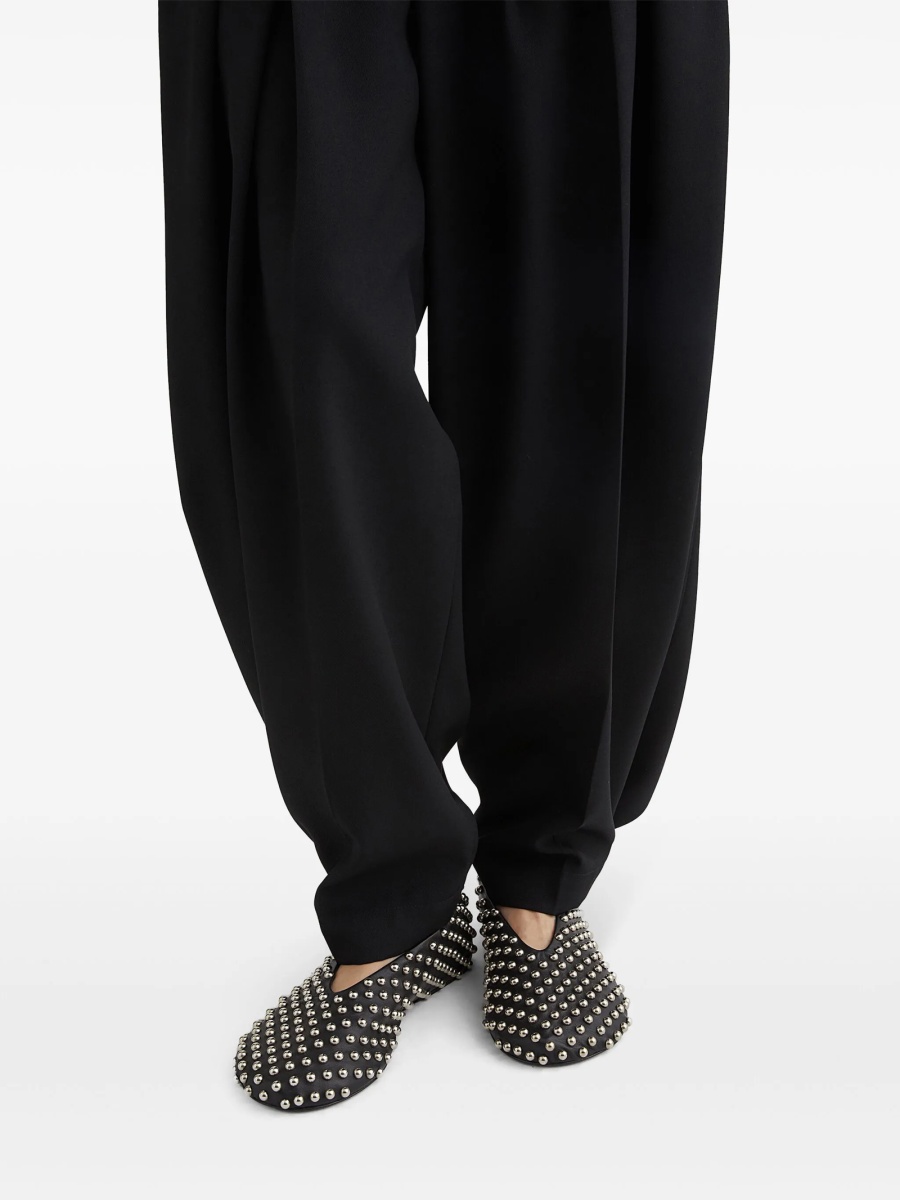 Balerini Jil Sander negri din piele - Img 5