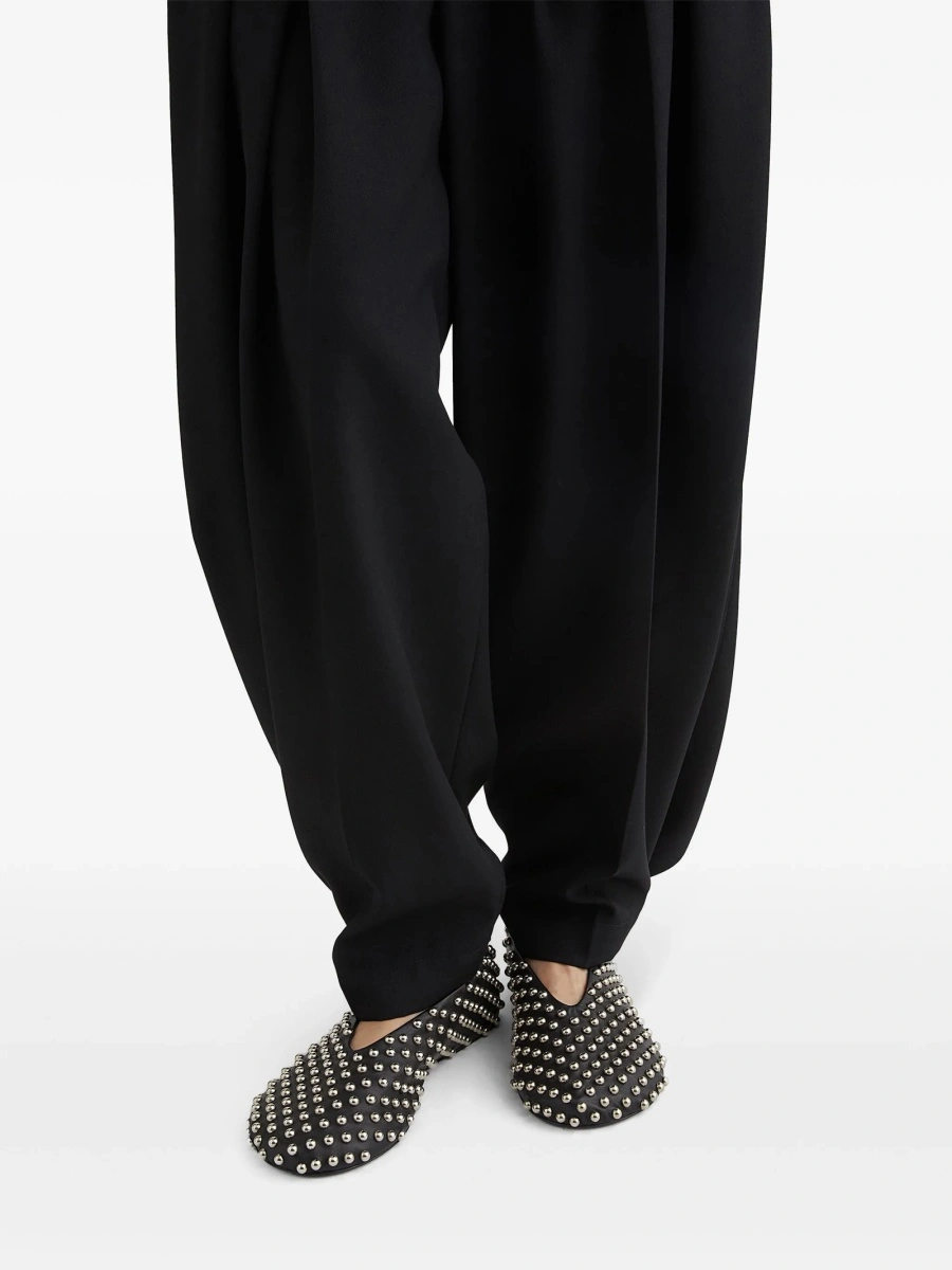 Balerini Jil Sander negri din piele - Img 5