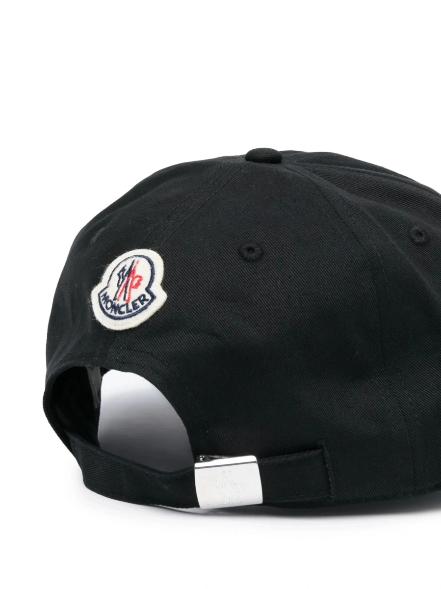 Basca Moncler neagra din bumbac - Img 2