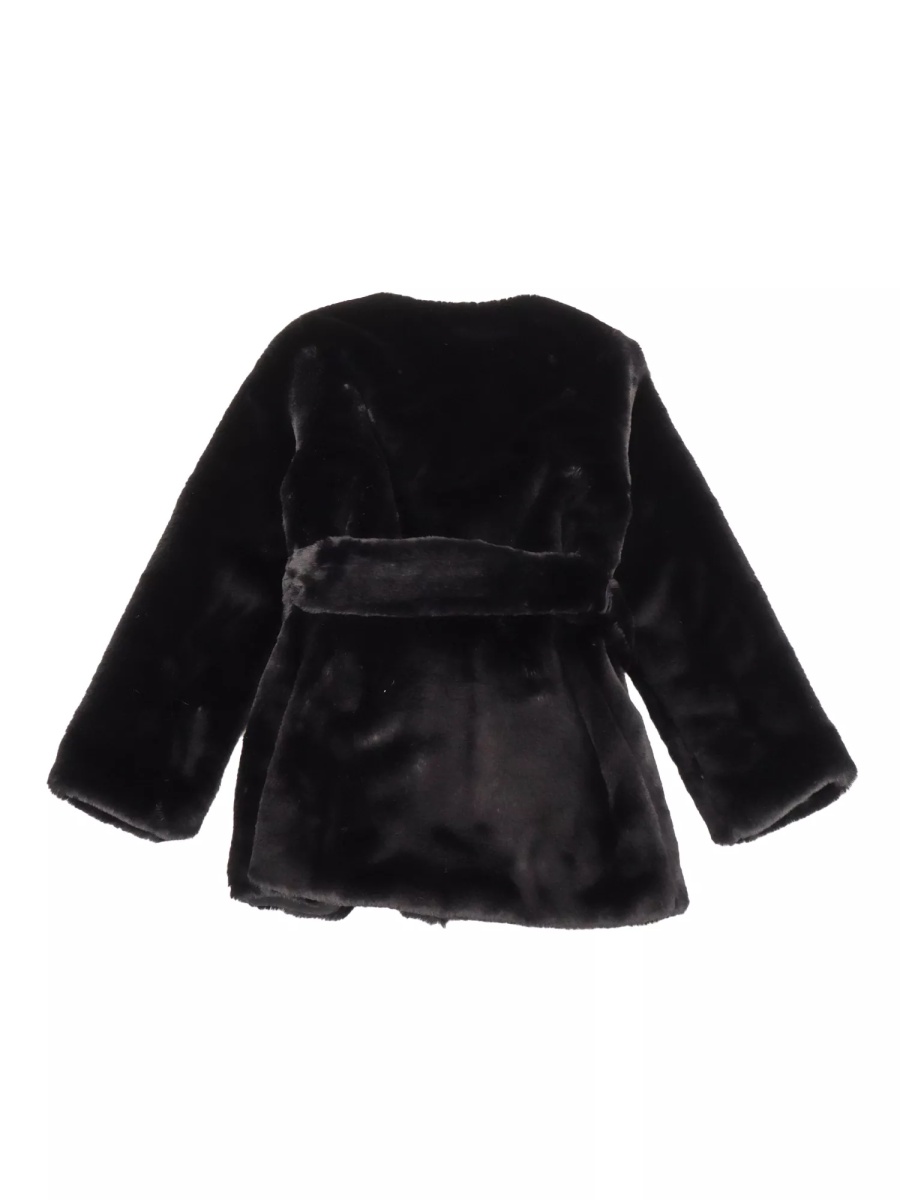 BELTED ECO-FUR JACKET - Img 2