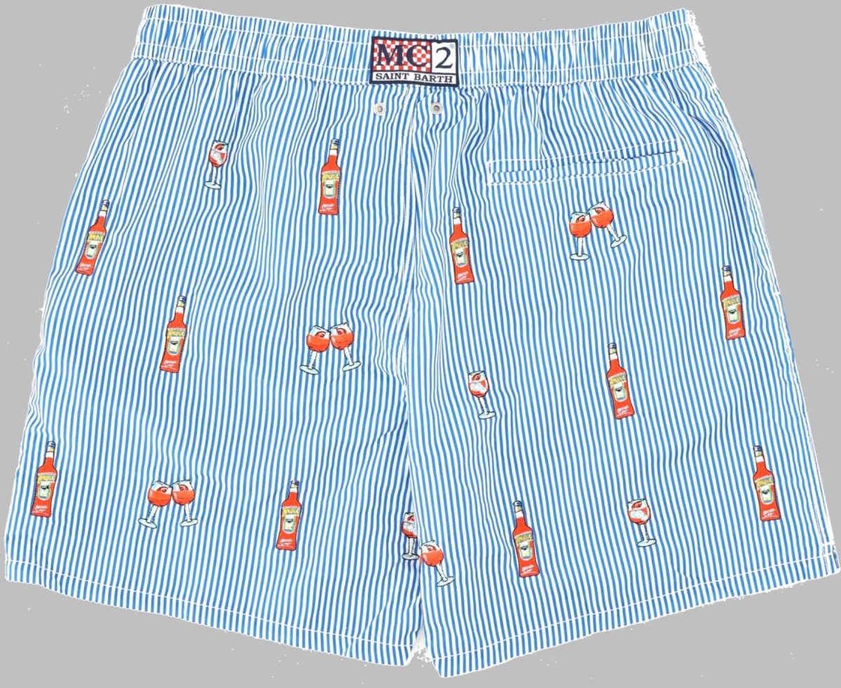 Bermude Costume Da Bagno Con Stampa - Img 2