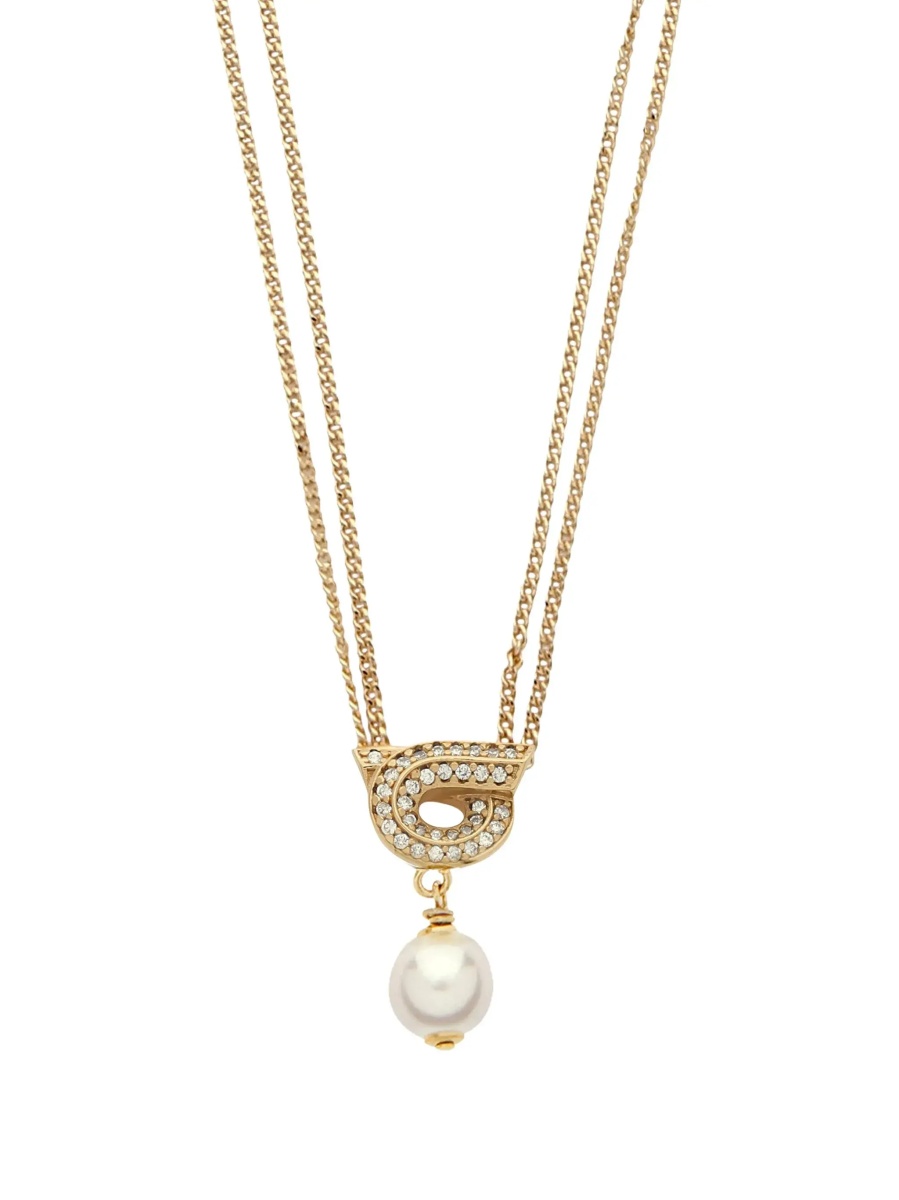 Bijuterii "Gancini" necklace with pearl - Img 2