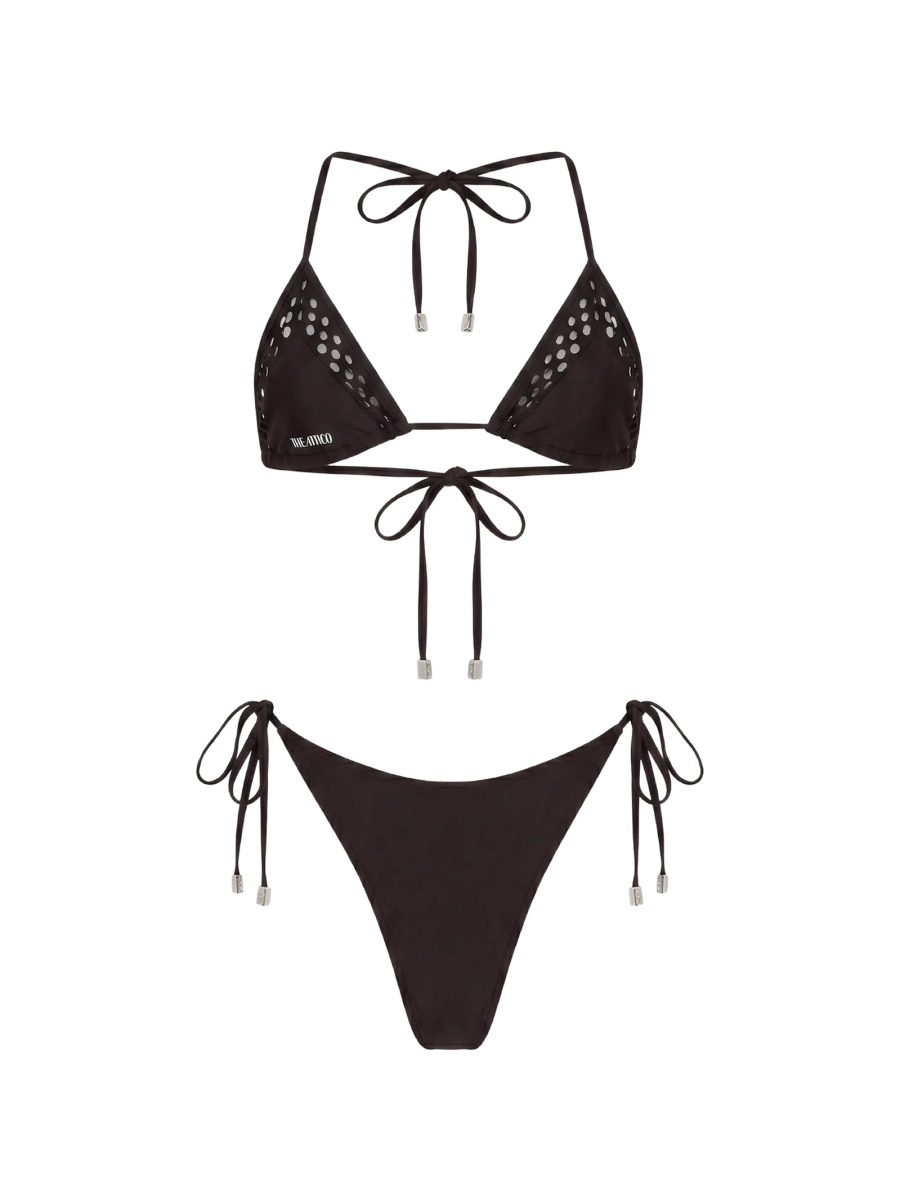 Bikini THE ATTICO maro din poliamida si elastan - Img 2