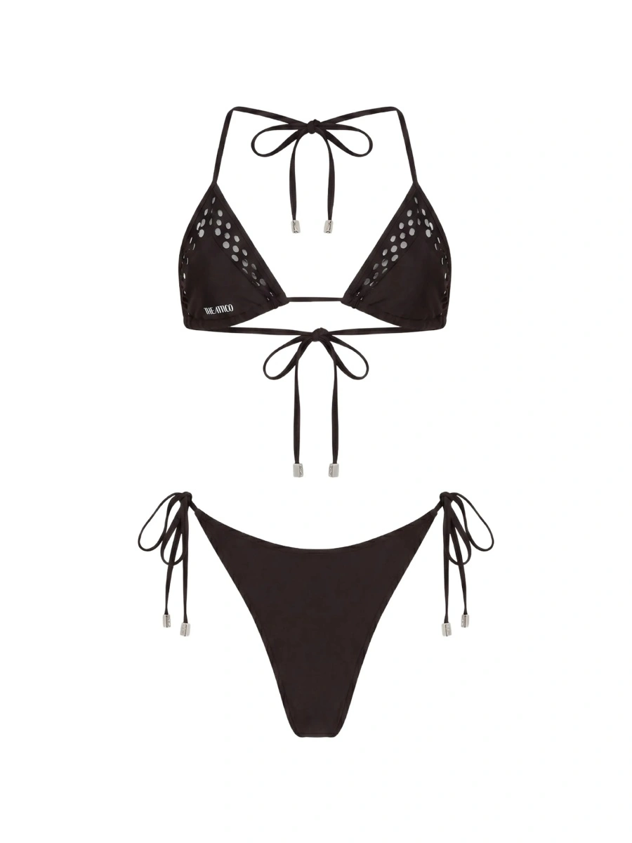 Bikini THE ATTICO maro din poliamida si elastan - Img 2