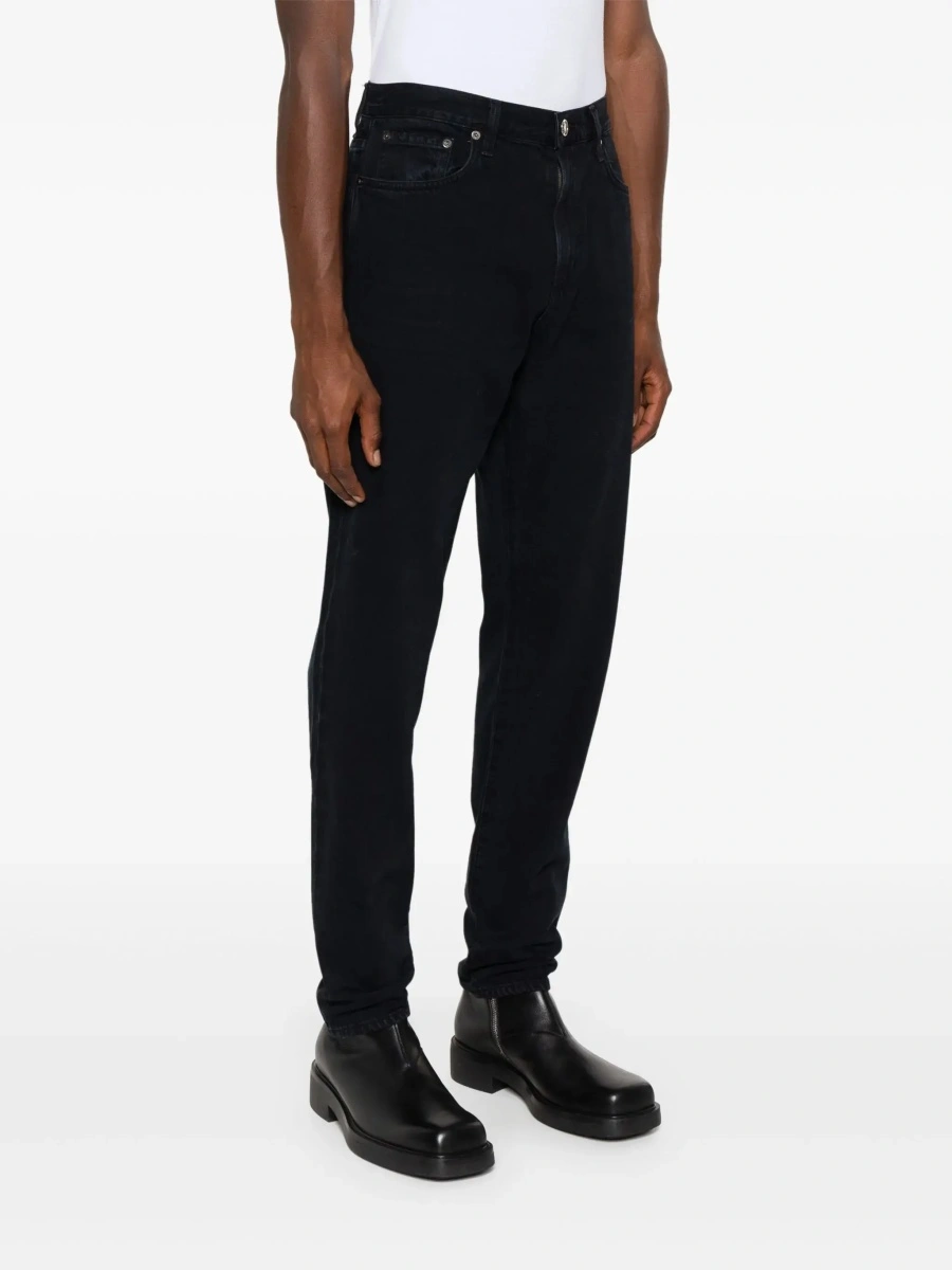 Blugi AGOLDE negri din denim 'Curtise' - Img 5
