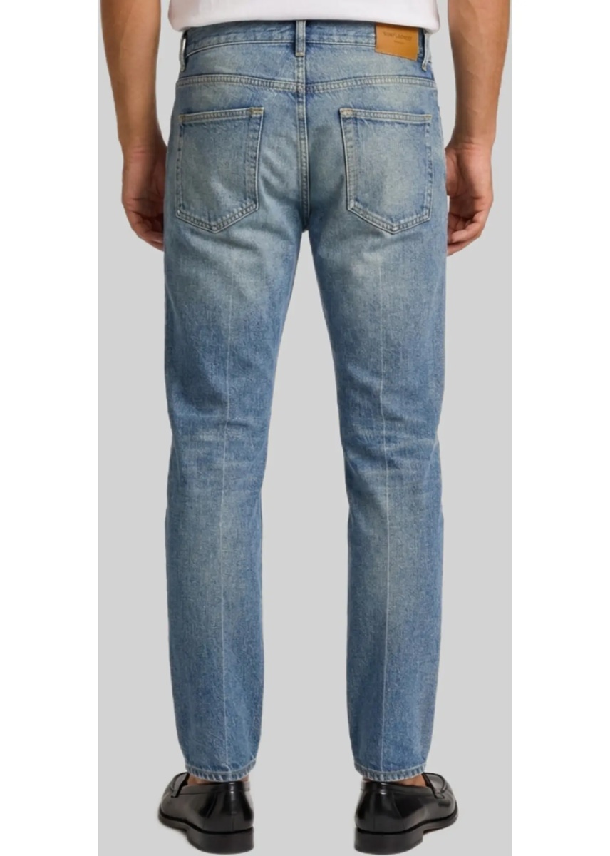 Blugi Authentic Medium Relax Tapered Leg Jeans - Img 3