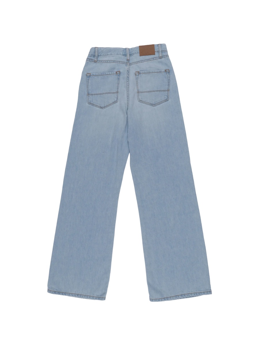 Blugi BELLEROSE albastri din polyester si bumbac - Img 2