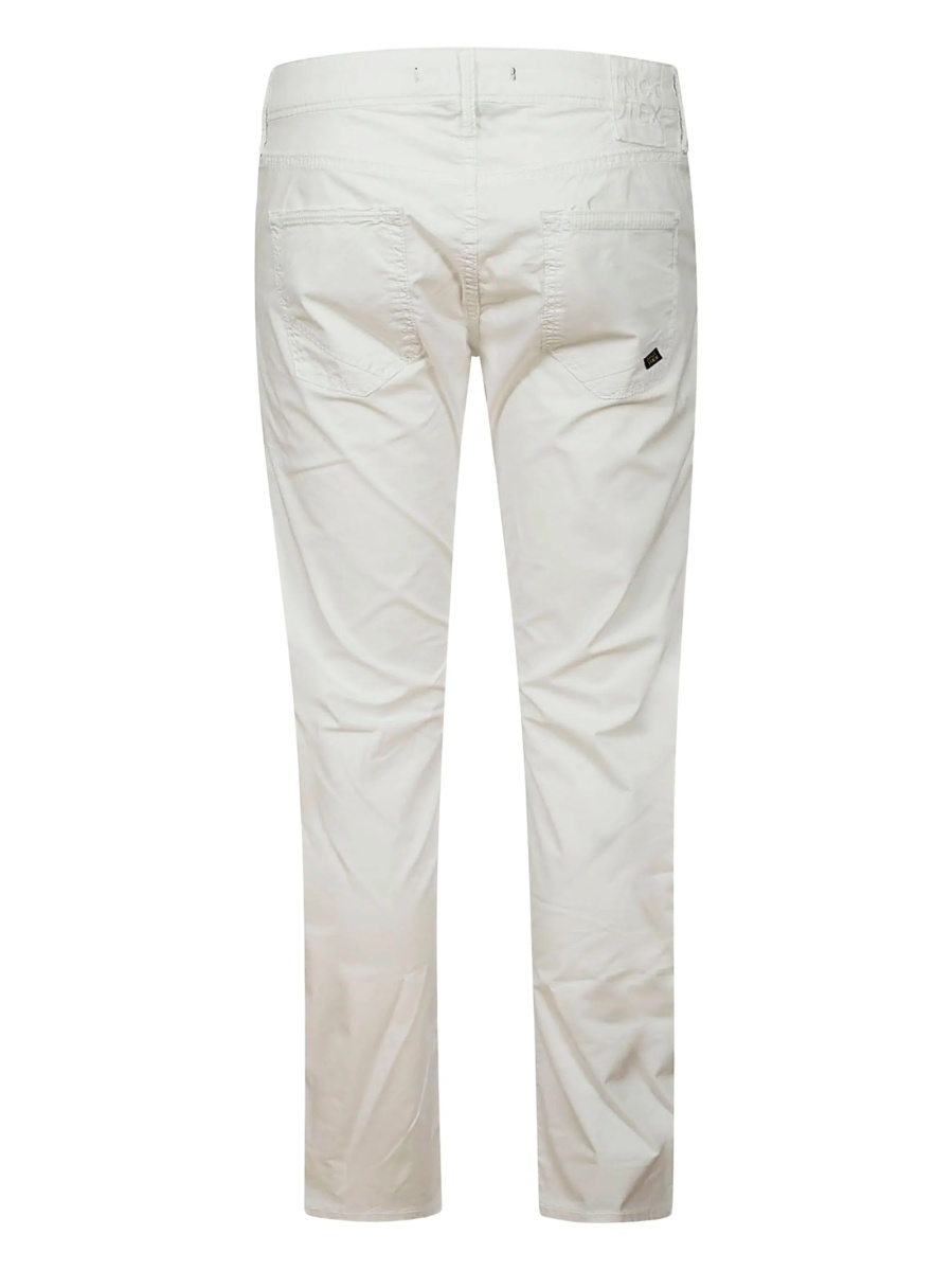 Blugi conici Incotex albi - Img 2