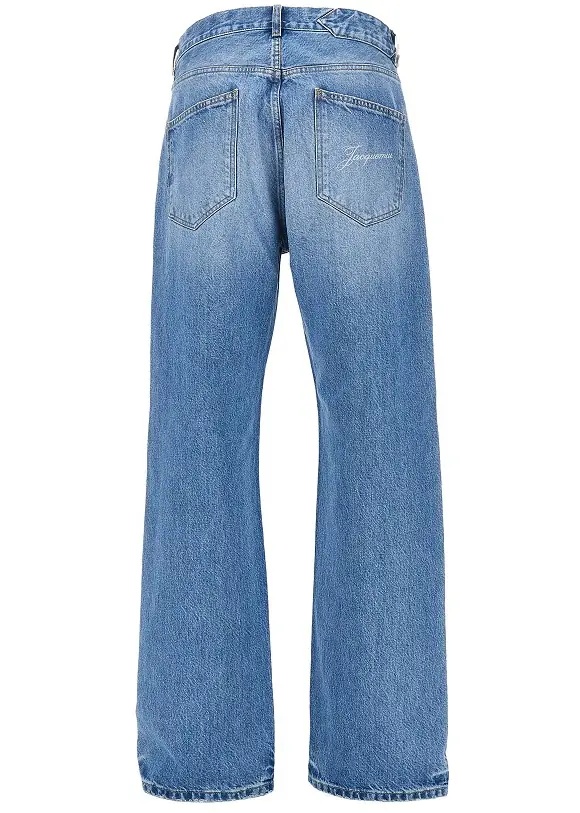 Blugi 'de-Nîmes' straight denim pants - Img 3