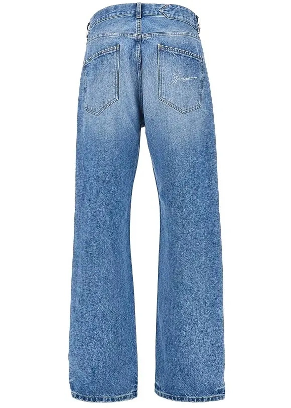 Blugi 'de-Nîmes' straight denim pants - Img 3