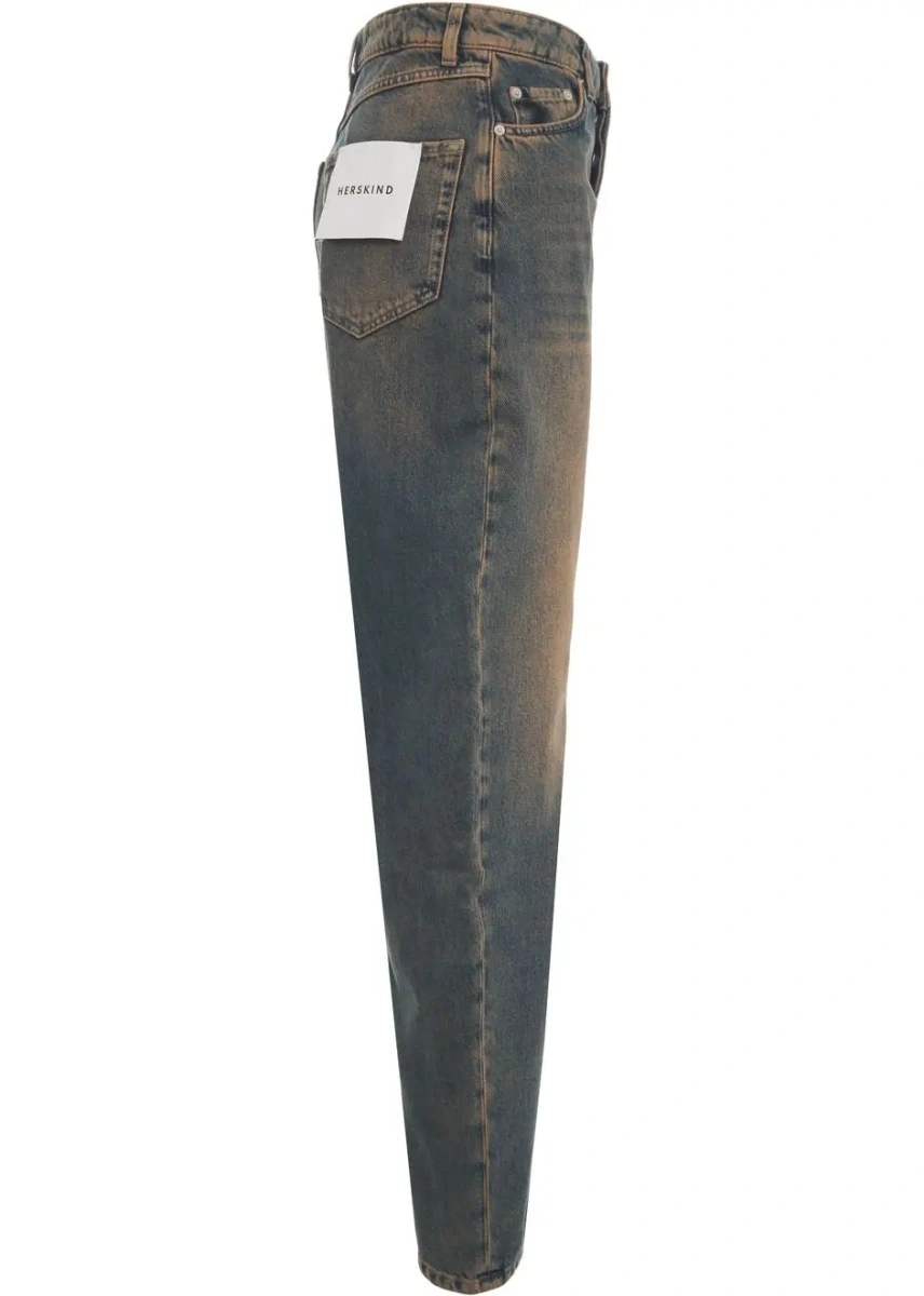 Blugi drepti Herskind maro din denim 'Lulu' - Img 4