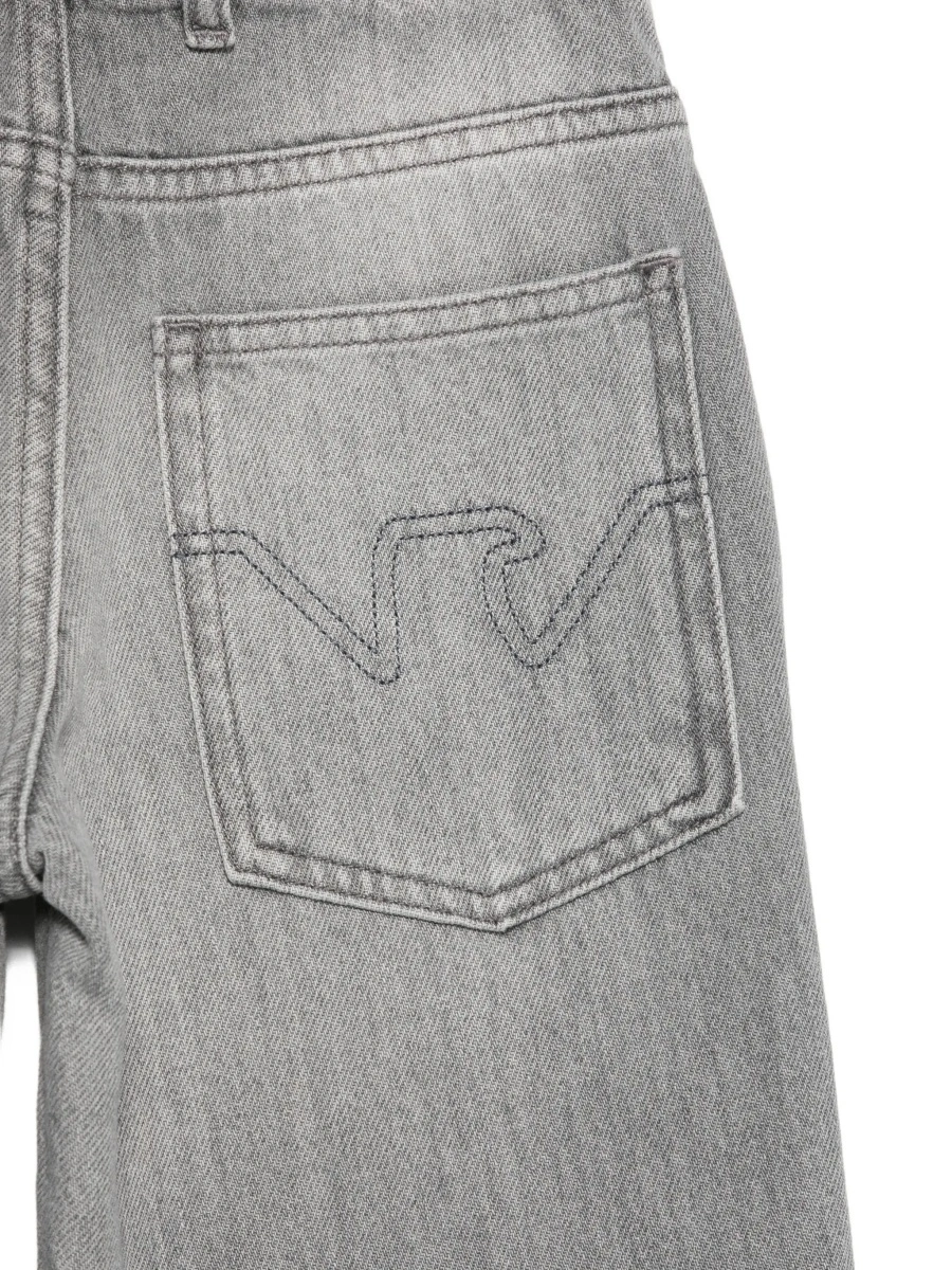 Blugi EMPORIO ARMANI KIDS gri din denim - Img 5