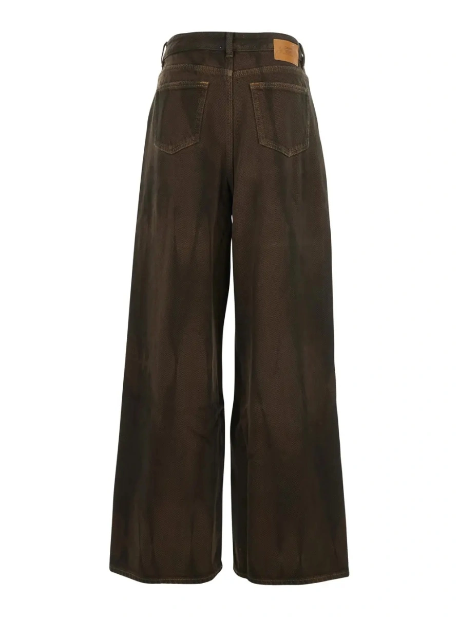 Blugi Ganni maro din denim - Img 2