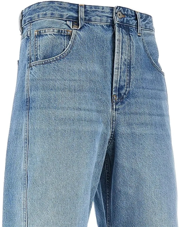 Blugi JACQUEMUS albastri din denim 'Mirada' - Img 2