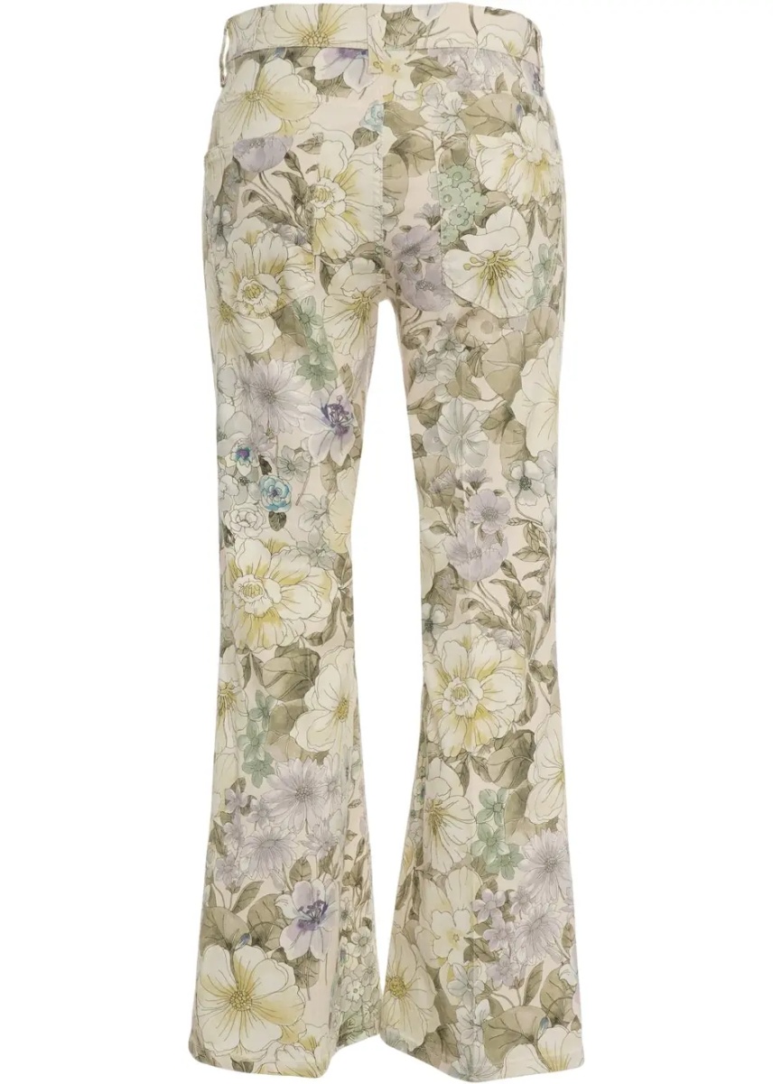 Blugi Jeans with floral print 'Fabienne' - Img 4