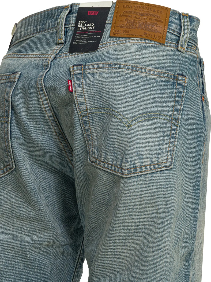 Blugi Levi's® "555™ Relaxed Straight" Straight Leg Jeans - Img 4