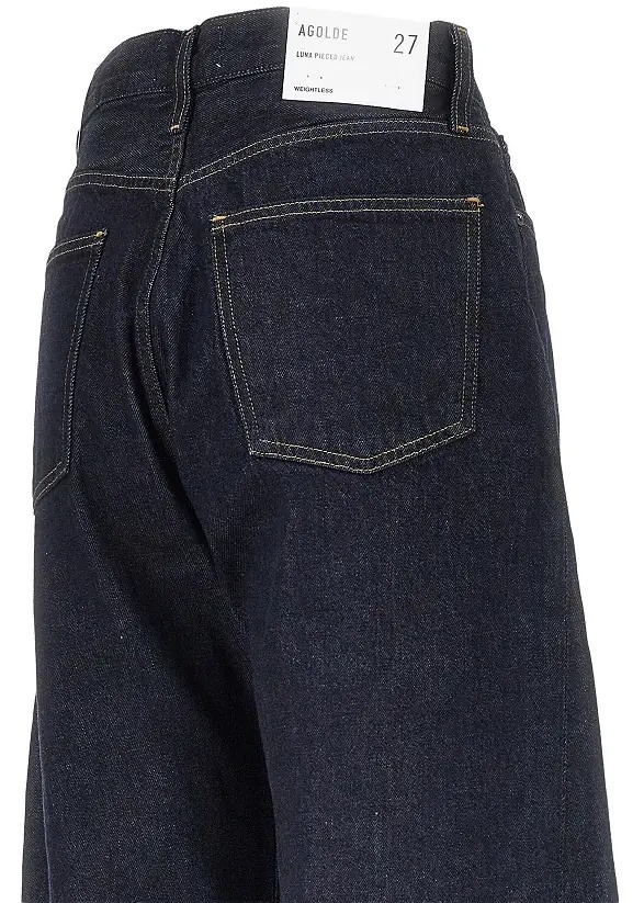 Blugi 'Luna Pieced' high-rise jeans - Img 4