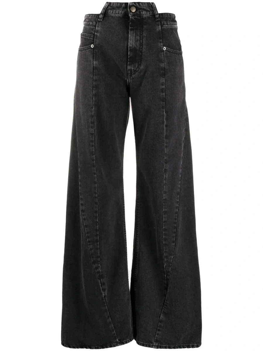 Blugi Maison Margiela negri din denim - Img 8