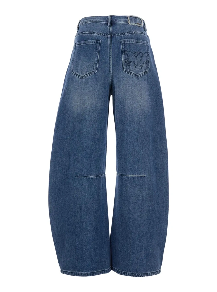 Blugi Pinko albastri din denim 'Emma' - Img 2