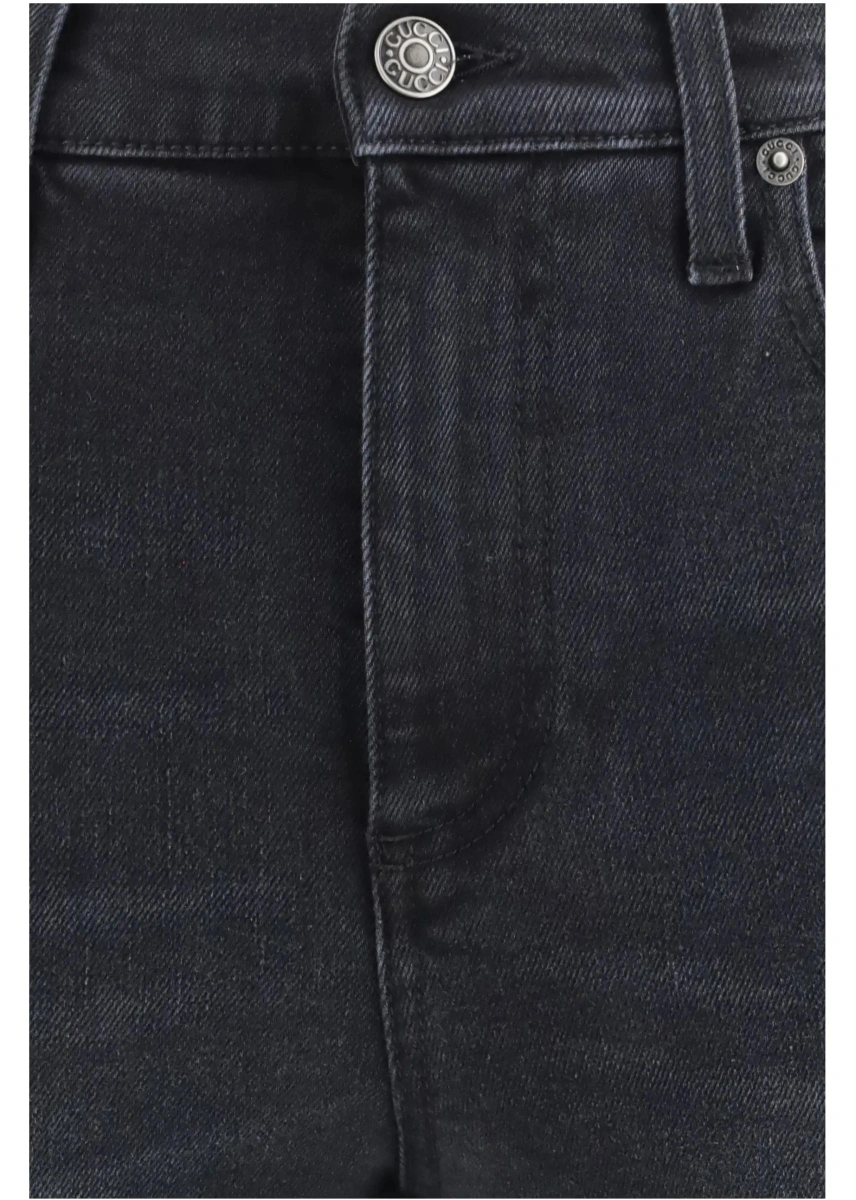 Blugi Skinny washed cotton denim Jeans - Img 3