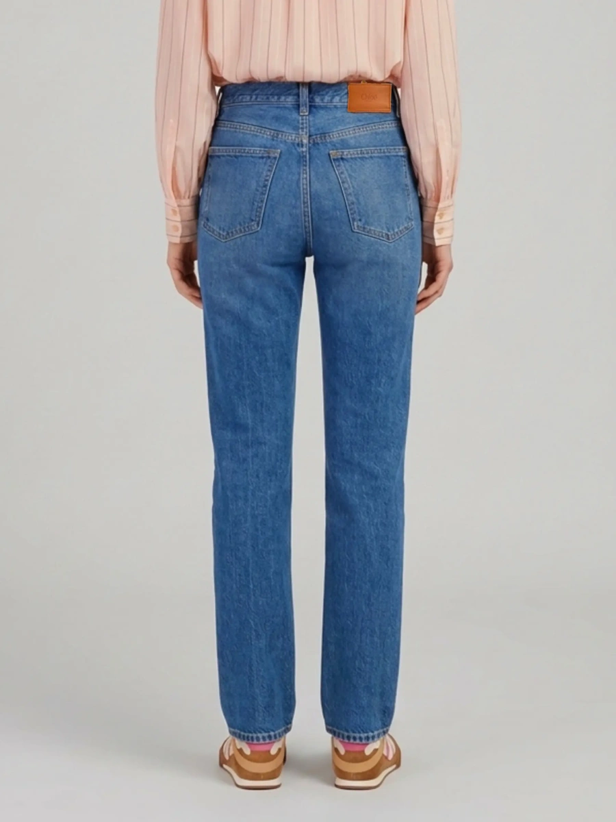 Blugi Slim Denim Jeans - Img 3