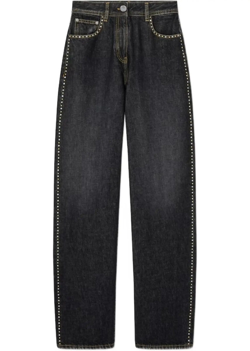 Blugi Straight Jeans with studs - Img 8