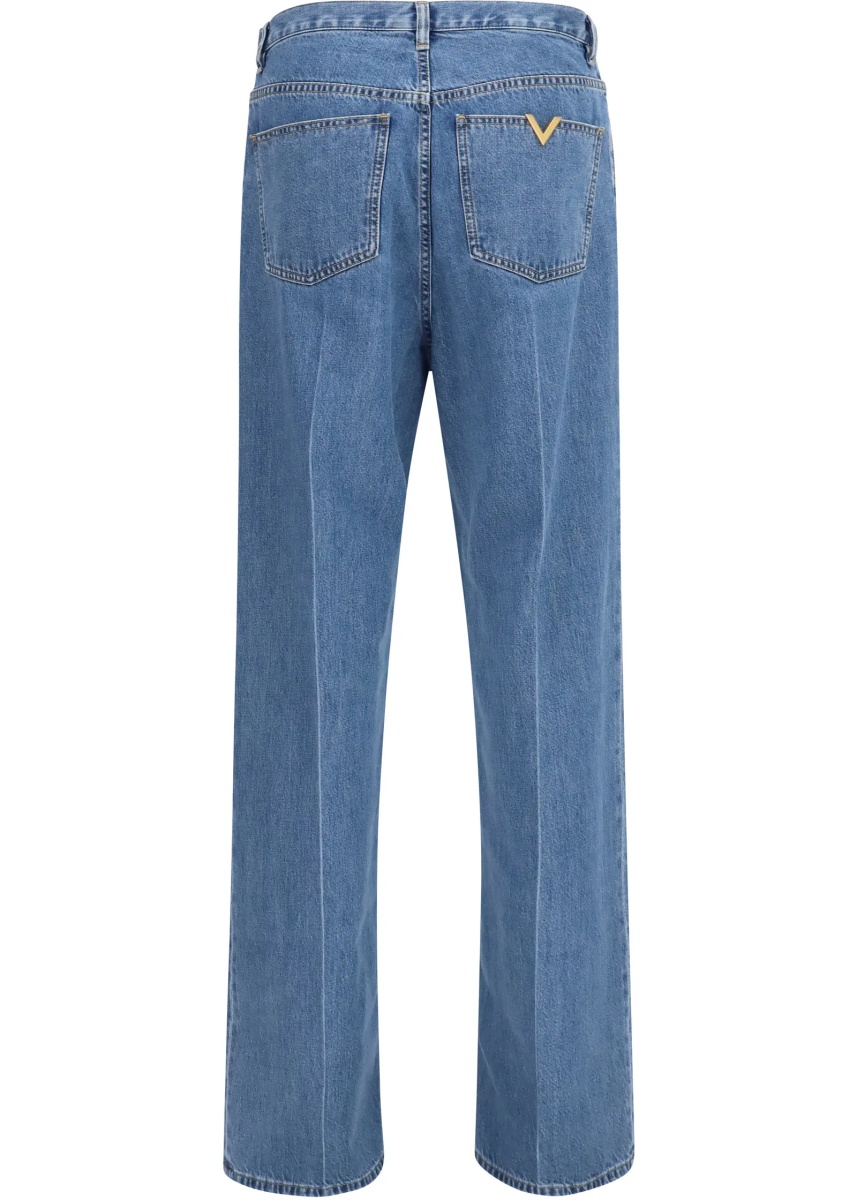 Blugi Straight-leg denim Jeans - Img 2