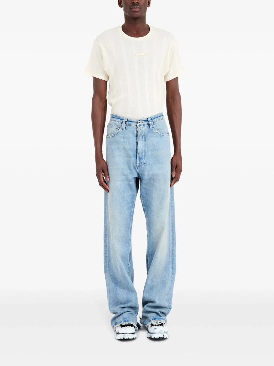 Blugi Straight-leg jeans with buckle - Img 5