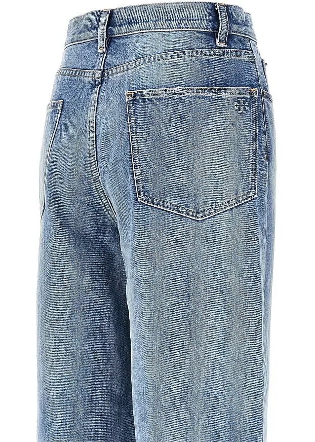 Blugi Straight leg jeans with T Monogram motif - Img 4