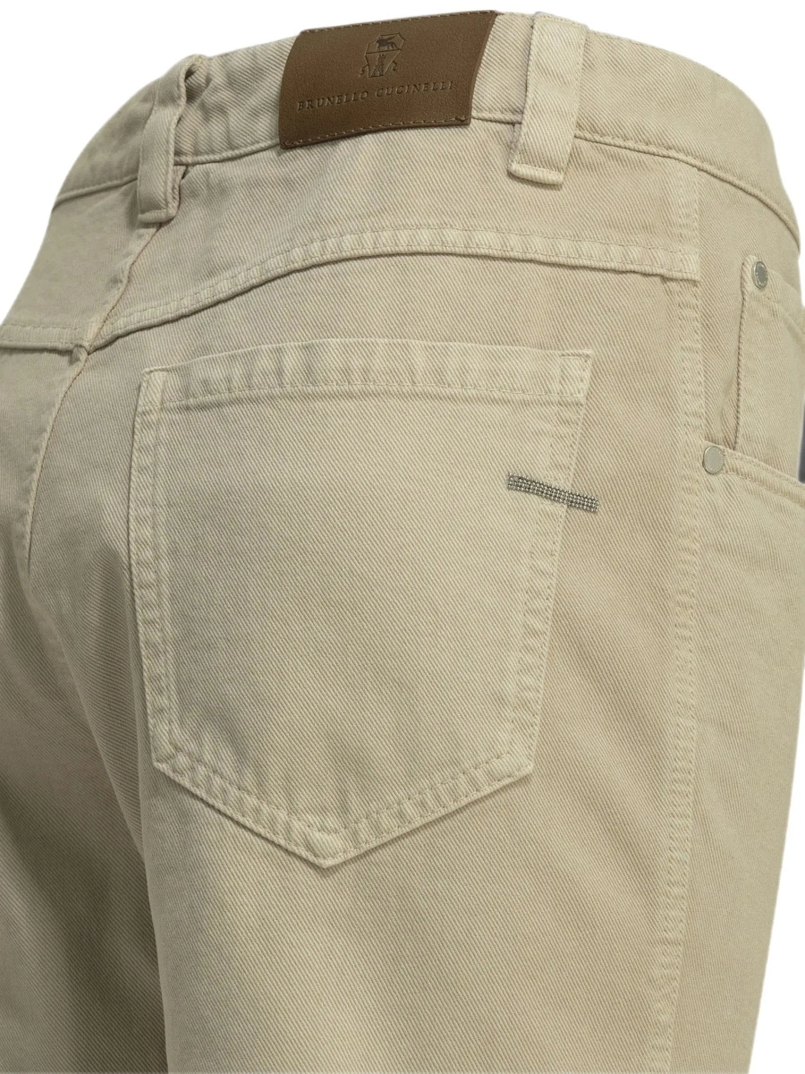 Blugi "Straight Shiny Bartck" Straight Leg Jeans - Img 7
