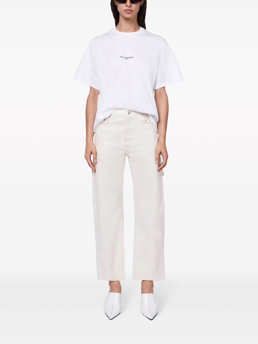 Blugi trei sferturi Stella McCartney neutri - Img 2