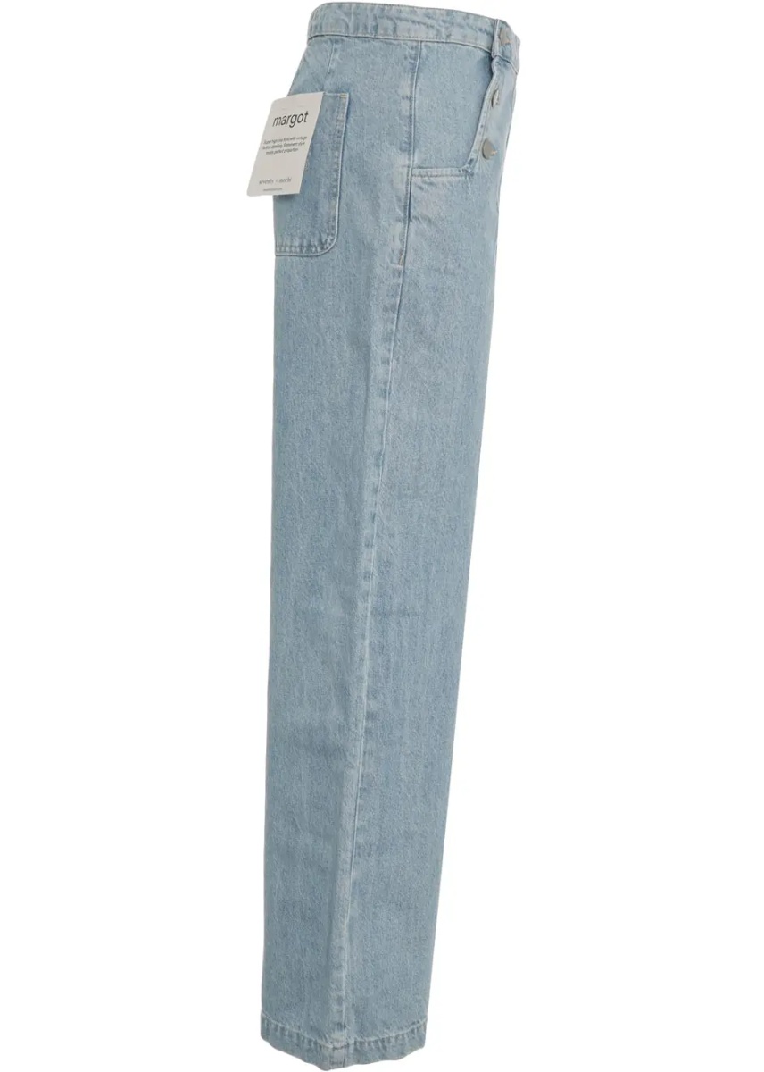 Blugi Wide leg jeans 'Margot' - Img 3